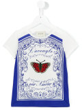 butterfly print T-shirt 