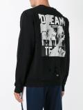distressed sweatshirt