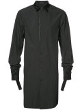 oversized zip detail shirt 