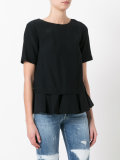 'Adara' flounce hem top