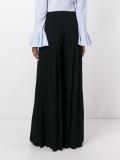 pleated palazzo pants