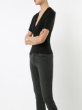 deep v-neck T-shirtdeep 