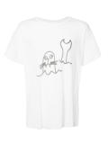sketch print T-shirt