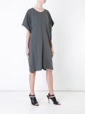 系腰带套头式连衣裙
