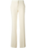 tailored straight trousers