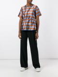 striped crinckled top