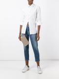 straight cropped jeans