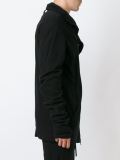 funnel neck zipped sweatshirt