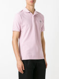 logo patch polo shirt 