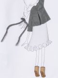 女孩贴花T恤