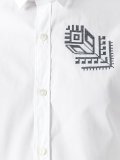 rose tattoo embroidered shirt