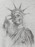 skull State of Liberty T-shirt