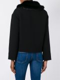 faux fur collar jacket