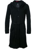 belted hooded coat