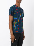 multi-print T-shirt