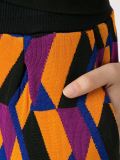 geometric knit trousers