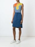 drawstring straight skirt