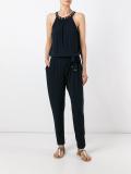 studded collar jumpsuit 