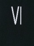 numbers V-neck sweater