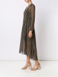 semi sheer high low dress