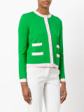 contrast trim cardigan 