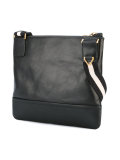 striped strap messenger bag 