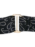 embroidered bow-tie