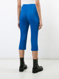 pleated cropped trousers 