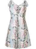 floral print flared dress