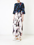 abstract print blouse 