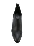 contrast heel boots