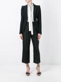 jacquard cropped trousers