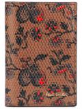 floral print cardholder