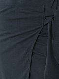 wrapped waist T-shirt dress