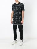 metallic print T-shirt