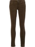 'Loden' velvet skinny jeans