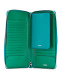 vertical zip around wallet