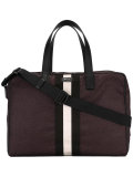 striped holdall