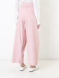 tied high waisted trousers 