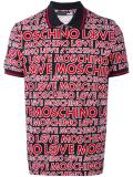 allover logo polo shirt