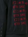 'Kiss on My' shirt jacket