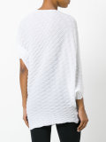 asymmetric oversized top 