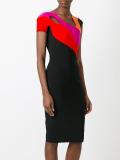 colour block pencil dress