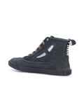 paneled hi-top sneakers
