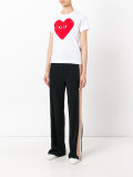 heart print T-shirt 
