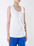 frill detail tank top