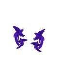 double bird earrings