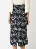 floral print midi skirt
