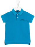 embroidered logo polo shirt 
