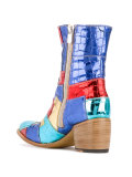 patchwork boots